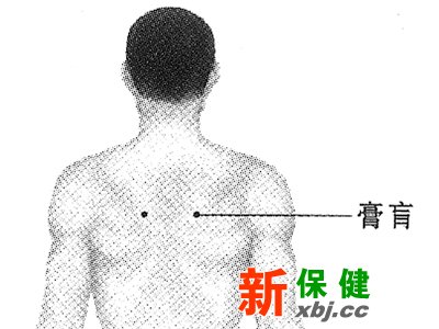 活動膏肓穴,除掉一身病